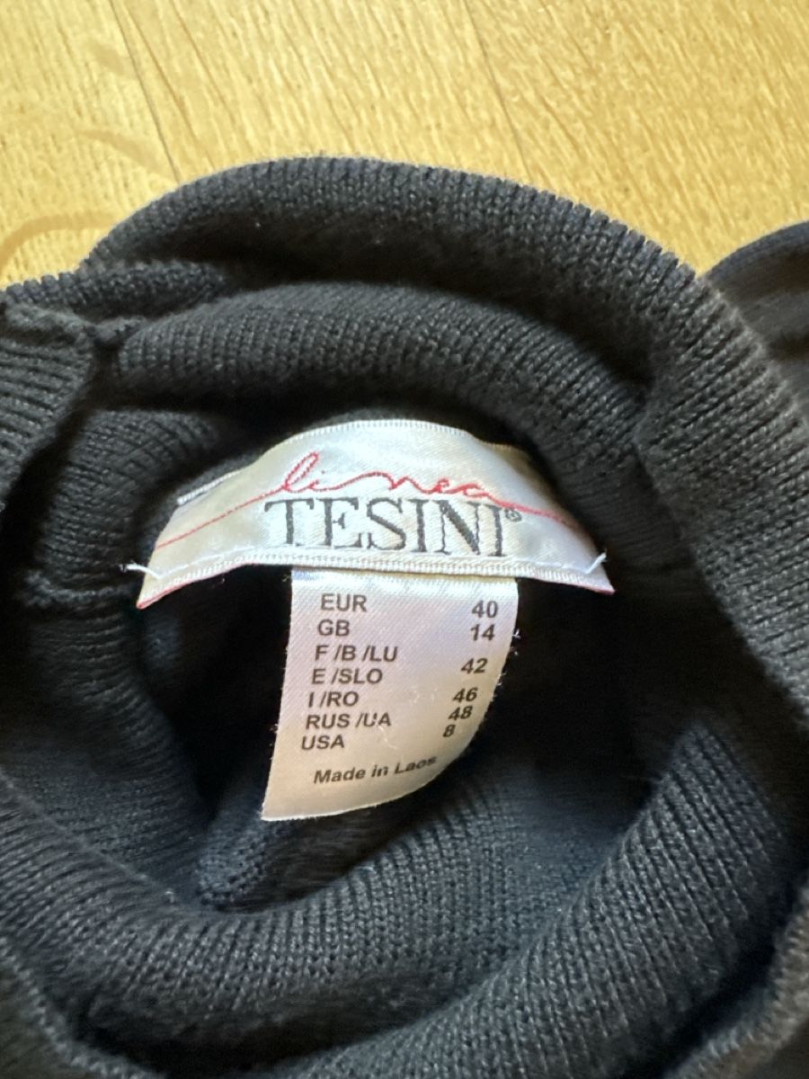 Robes: Linea Tesini Strickkleid schwarz Gr.40 – D'occasion à Mauren par Duc_93 4