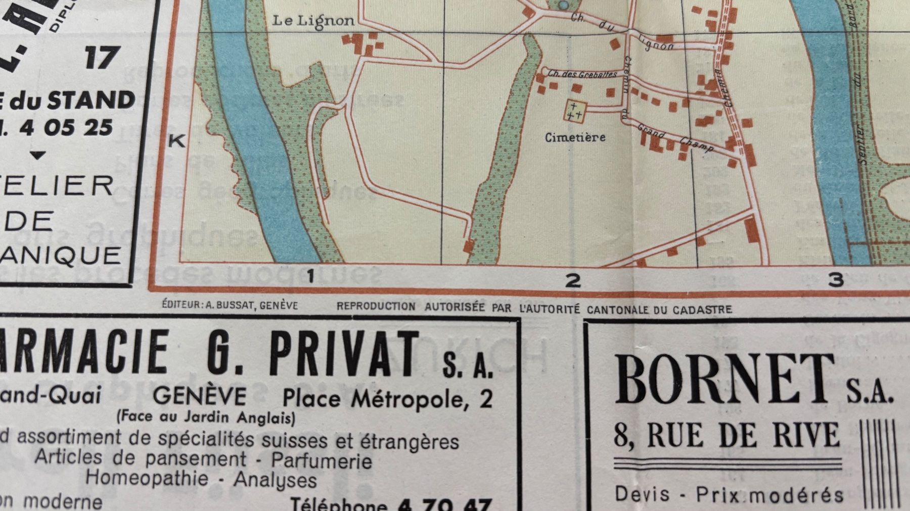 Cartine & Atlanti: Plan de Genève – Usato da Neuchâtel venduto da gefdeneuch 4