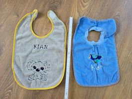 Latz, Lätzchen, Schlupflätzchen Frottee "Kian" (2 Stk)