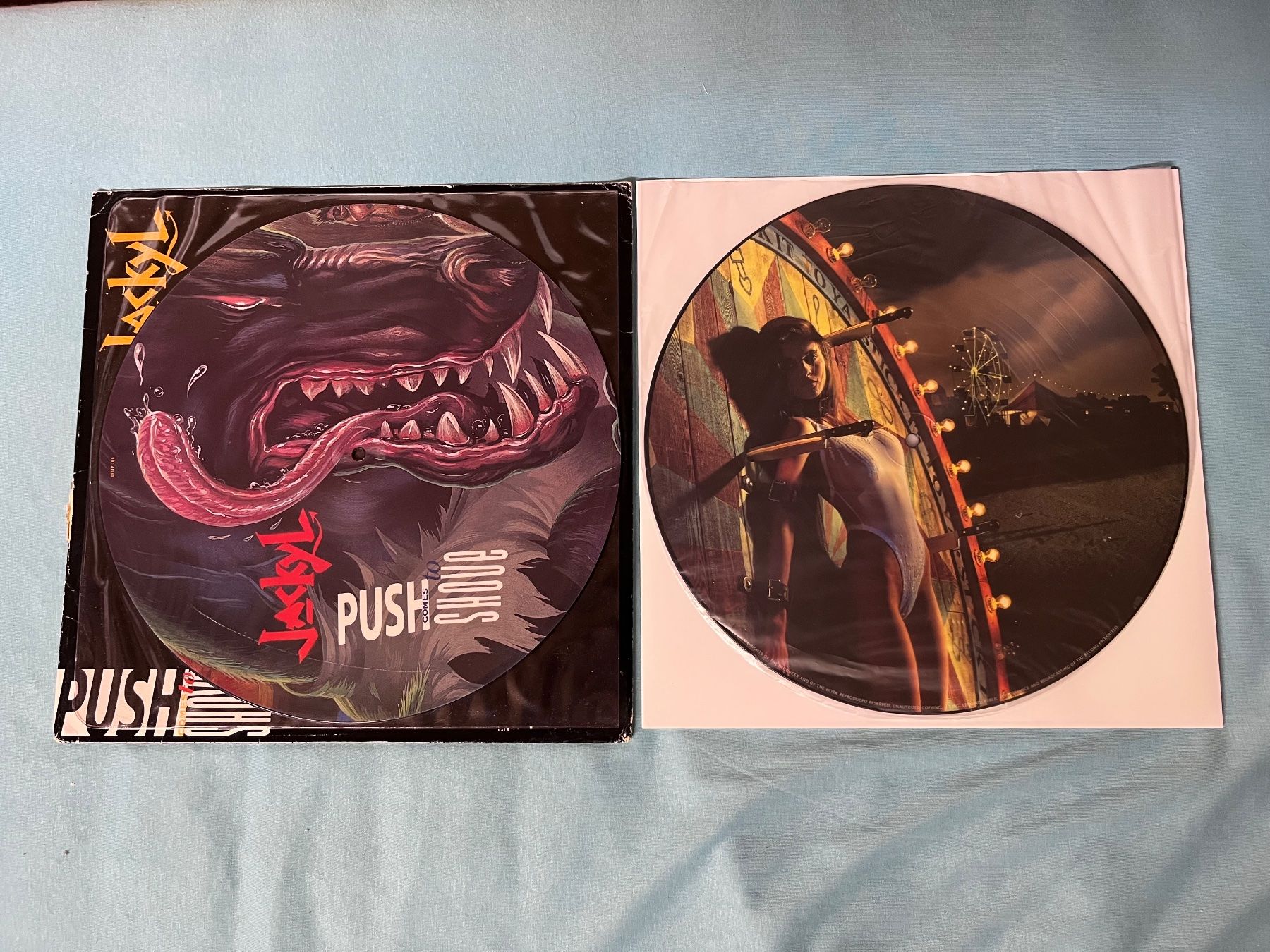 Schallplatten: Jackyl & Slaughter - 2 Picture Disc – Gebraucht aus Giebenach von Wurlitzer70 1