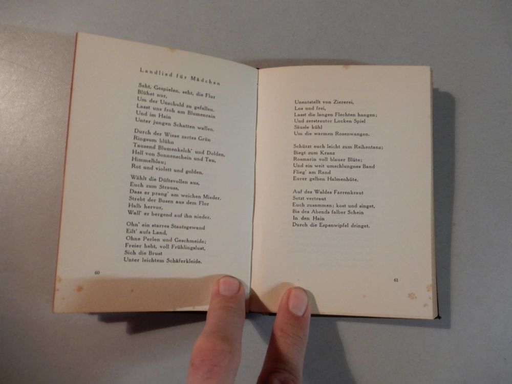 Livres: Gedichte von J. G. Salis - Vintage Buch für Sammler! 1924 – D'occasion à Erstfeld par Mario_boe0 5