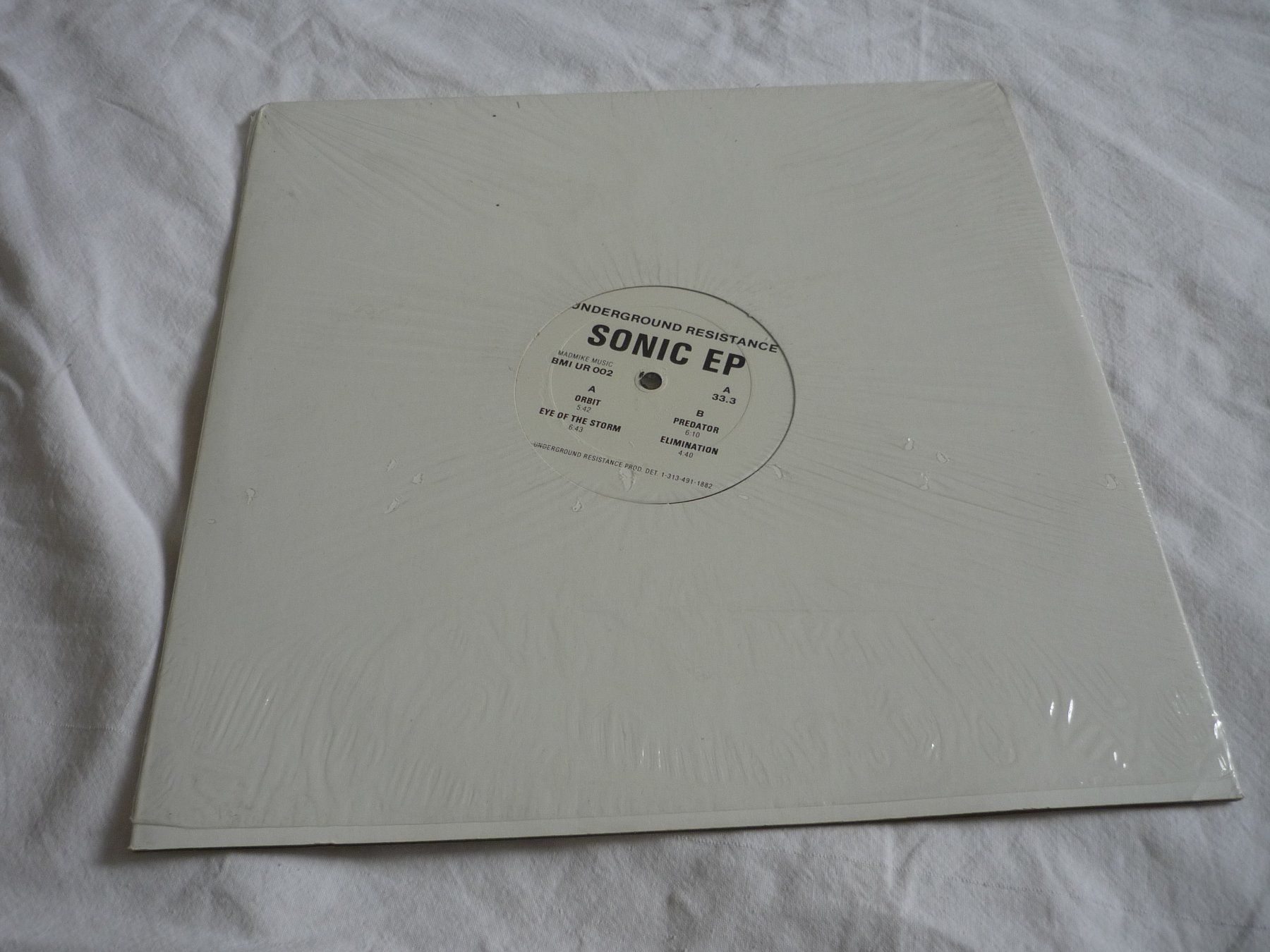 Dischi in vinile: Rare Techno Vinyl - underground resistance - Sonic EP – Usato da Beringen venduto da Flatretriever