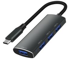 USB-C auf USB-3.0 / 4 Port Hub