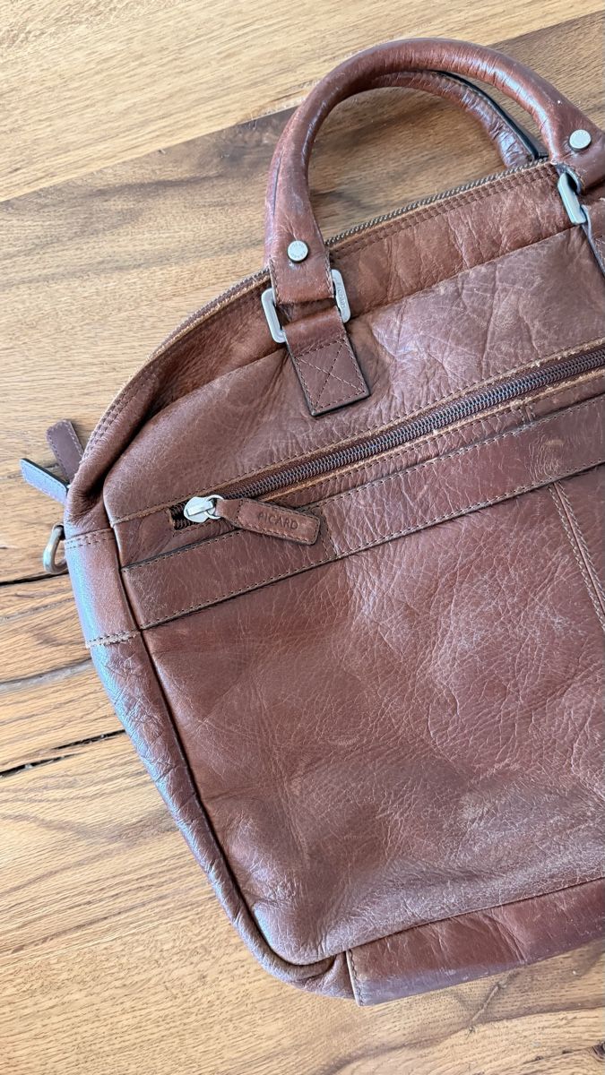 Picard Borse: Herrentasche Leder Braun Picard – Usato da Glattpark Opfikon venduto da maeka3 5