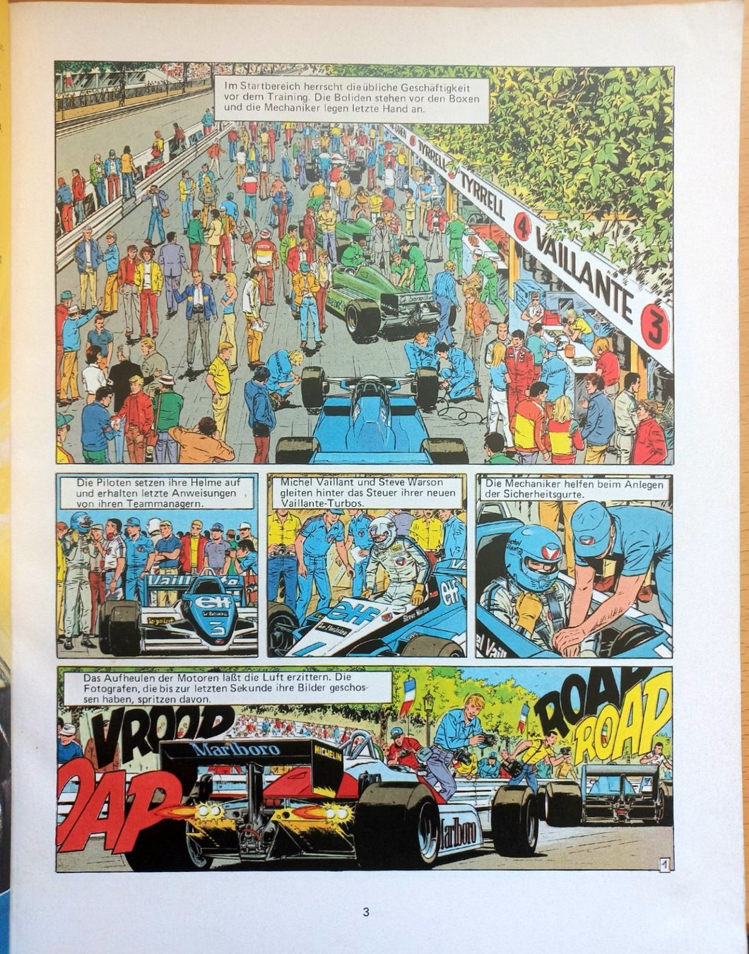 Fumetti: Comic - Michel Vaillant 7 - Superrennen – Usato da Niederuzwil venduto da lubimaja 2