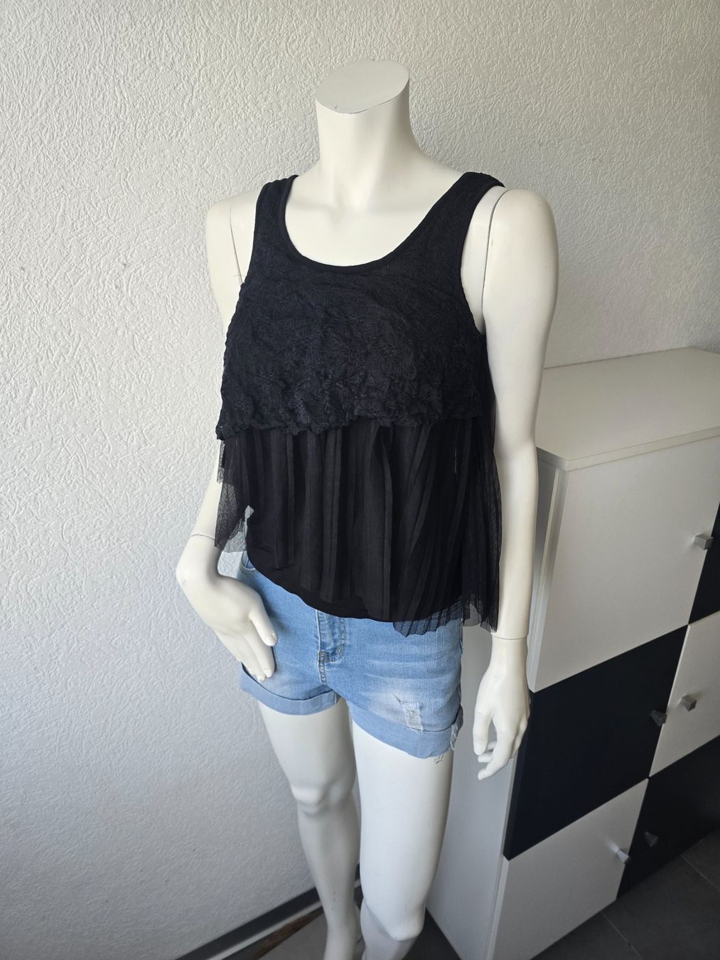 Tops: Debardeur fluide noir T-S – Gebraucht aus Les Verrières von kitel79 4