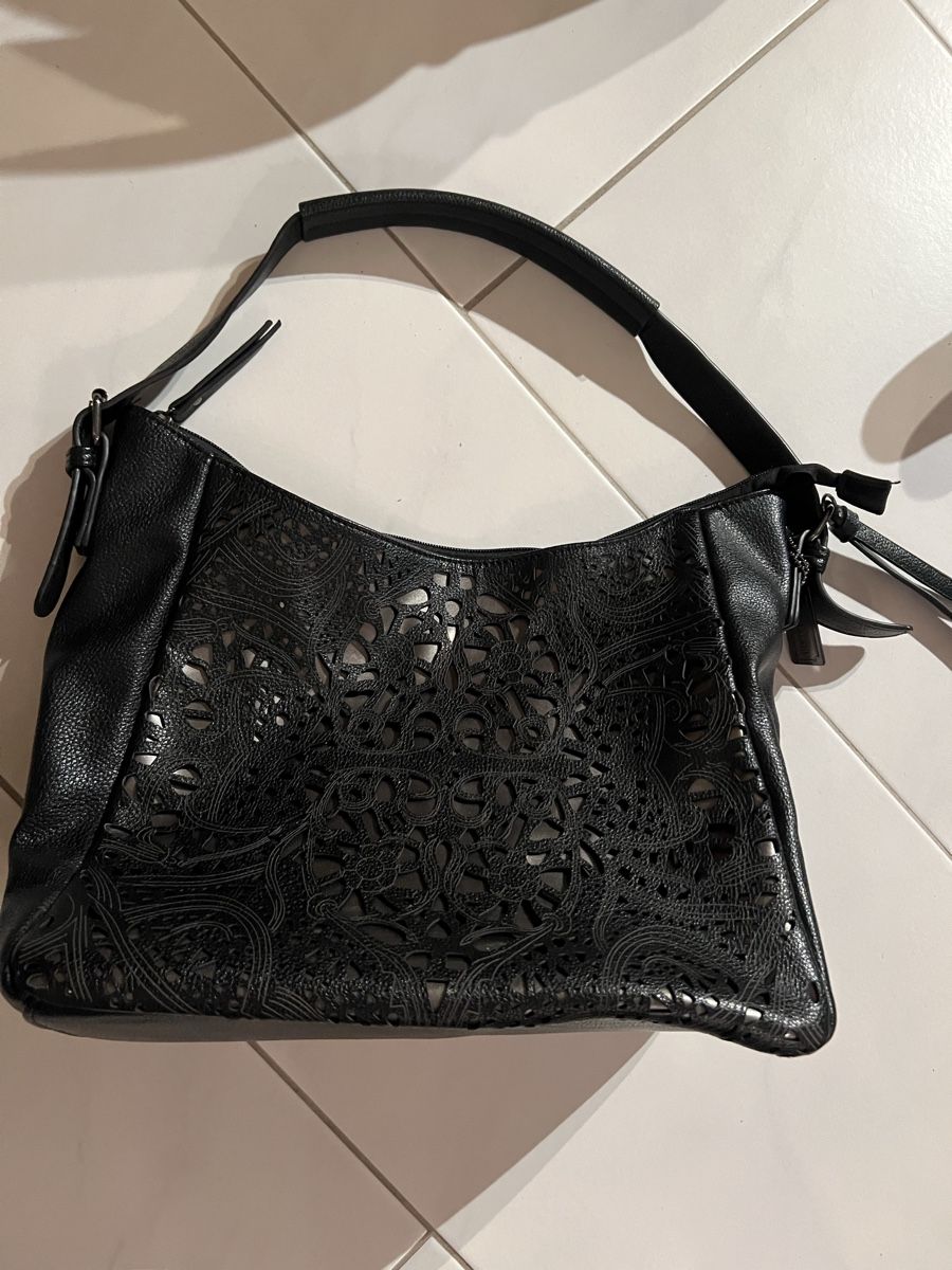 Borse: Ledertasche Top Handtasche schwarz imitiert – Nuovo (secondo la descrizione) da Ittigen venduto da ABalli 1