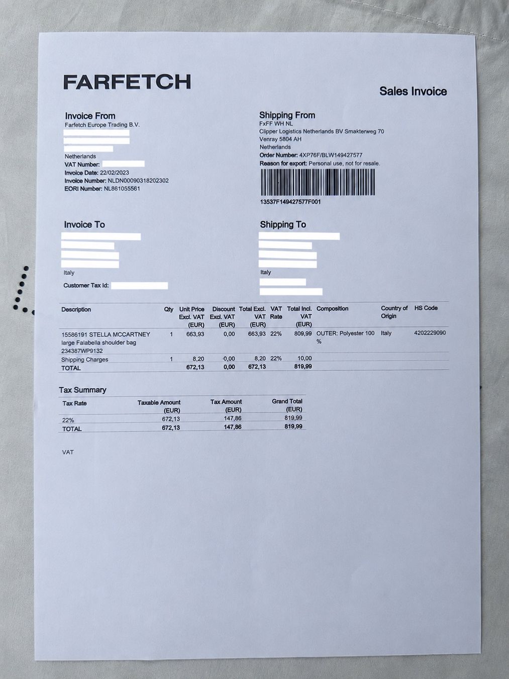 Stella McCartney Borse da donna: Stella McCartney Falabella Large nera,  MAI usata! – Nuovo (secondo la descrizione) da Savosa venduto da FabiaMaj 5