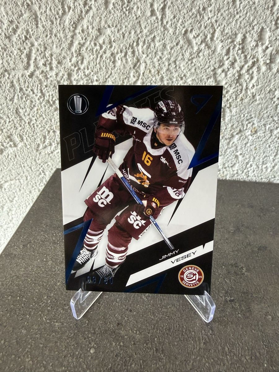 Sportzoo Sammelbilder & Trading cards: 08/60 - Jimmy Vesey - Genève Servette – Neu und originalverpackt aus Réchy von Leeroy1998