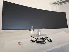 Dell UltraSharp 49" Curved Dual-QHD Monitor – mit Garantie