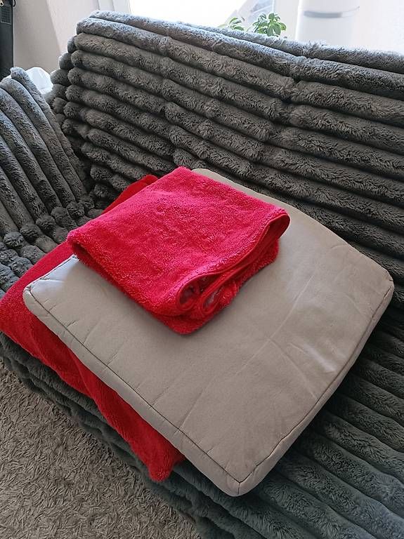 Cuscini: 2 Sofakissen rot 60x60cm – Usato da Lyss venduto da Clarino1 2