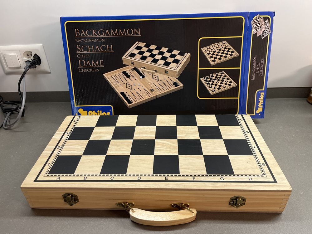 24-teiliges Holz-Damespiel Set – Stapelbare Spielsteine Für Backgammon & Brettspiele, Klassisch Und Langlebig