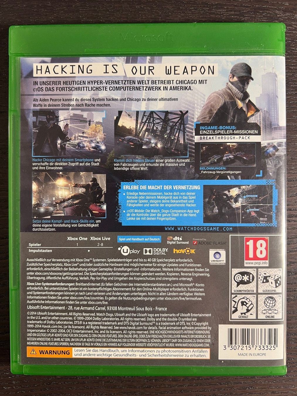 Microsoft Giochi: Watch Dogs – Usato da Zürich venduto da GameFreunde 1