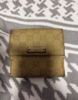 Vintage Gucci Portemonnaie GG Canvas beige gebraucht Zustand