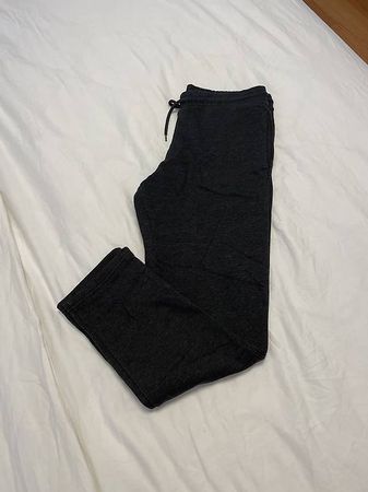 Bequeme Jogginghose in Dunkelgrau-Melange