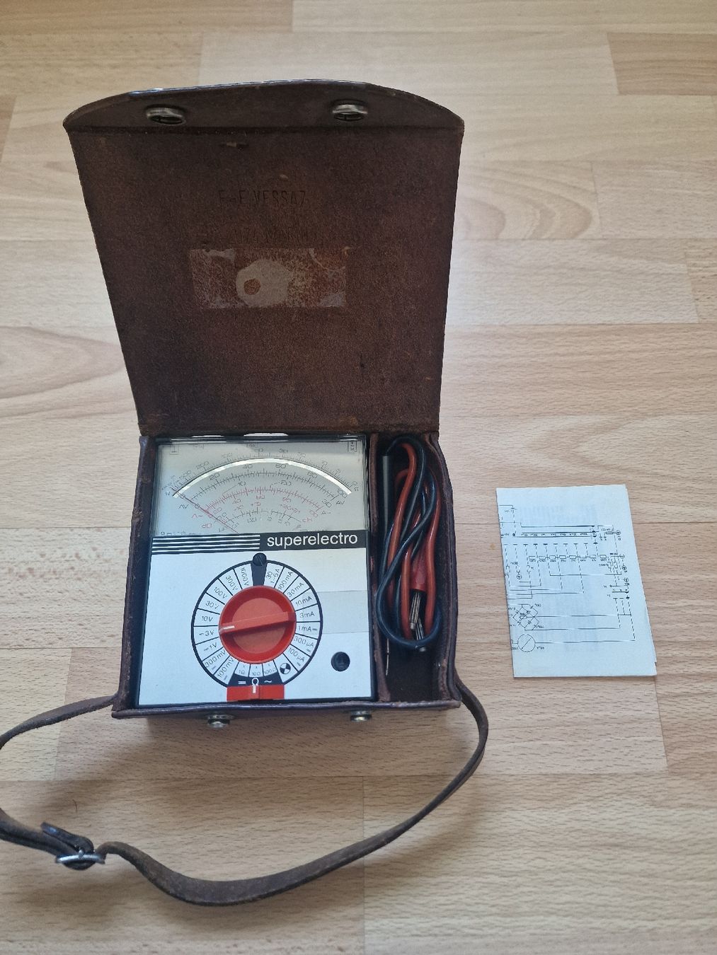 Misurare: Superelectro Messgerat im Lederkoffer mit Anleitung – Usato da Fahrwangen venduto da luk_bhw7