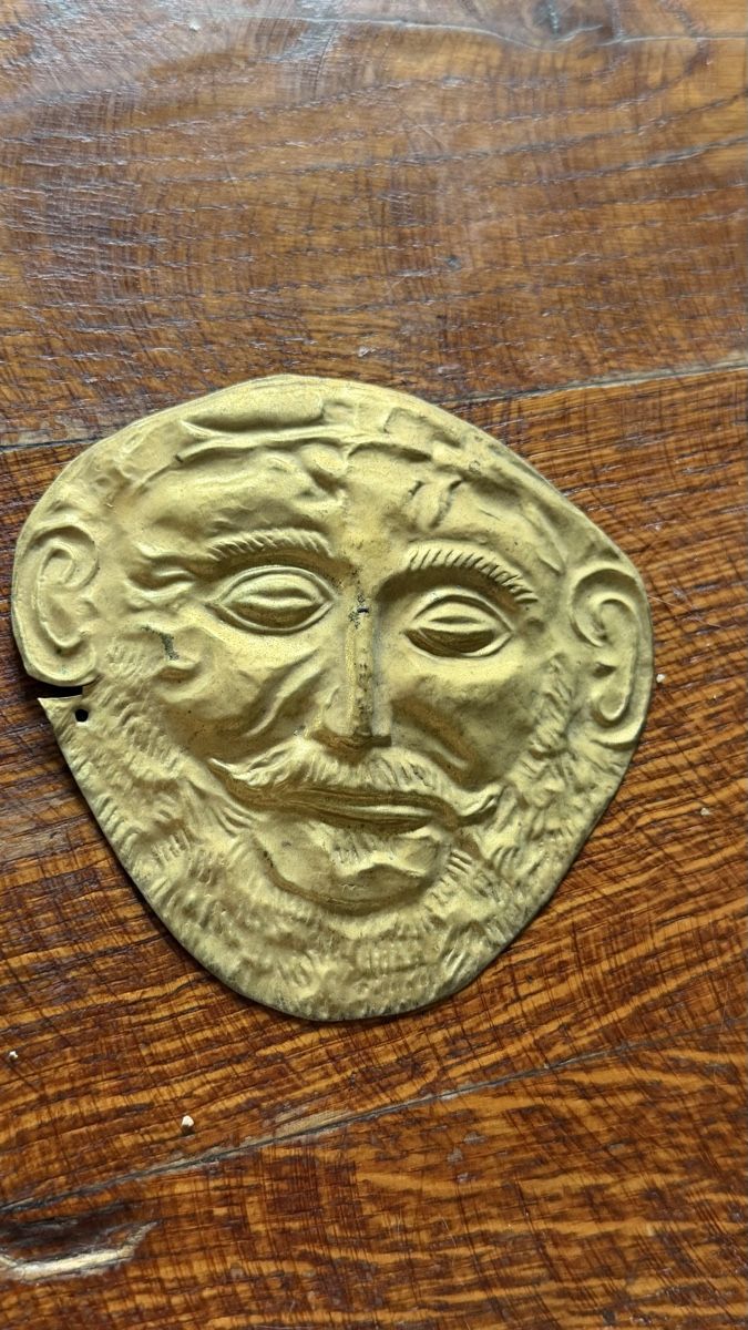 Masken: Goldmaske des Agamemnon Museumsreplik – Gebraucht aus Riedholz von Frettchen63 4