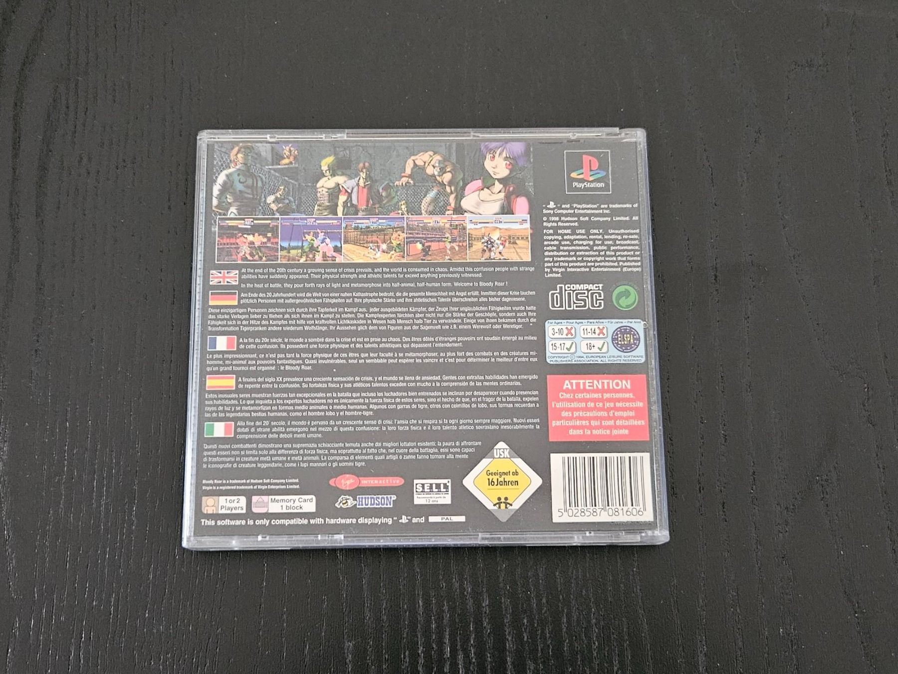 Spiele: Bloody Roar (PS1/PAL) – Gebraucht aus Zürich von  2