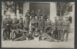 Carte P de 1916 ( Un Groupe de Militaires / Allemagne )