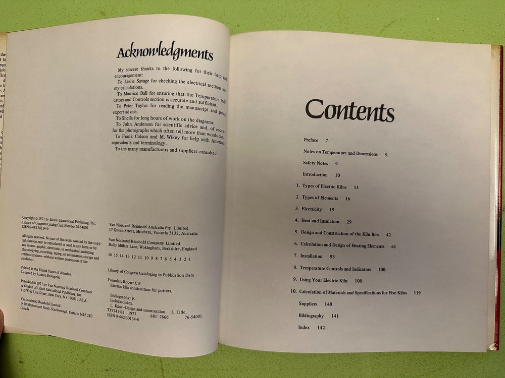 Robert Fournier Electric Kiln Construction for Potters Kaufen auf