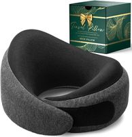 Proglobe Luxe Reisekissen Memory-Schaum mit Kinnstütze