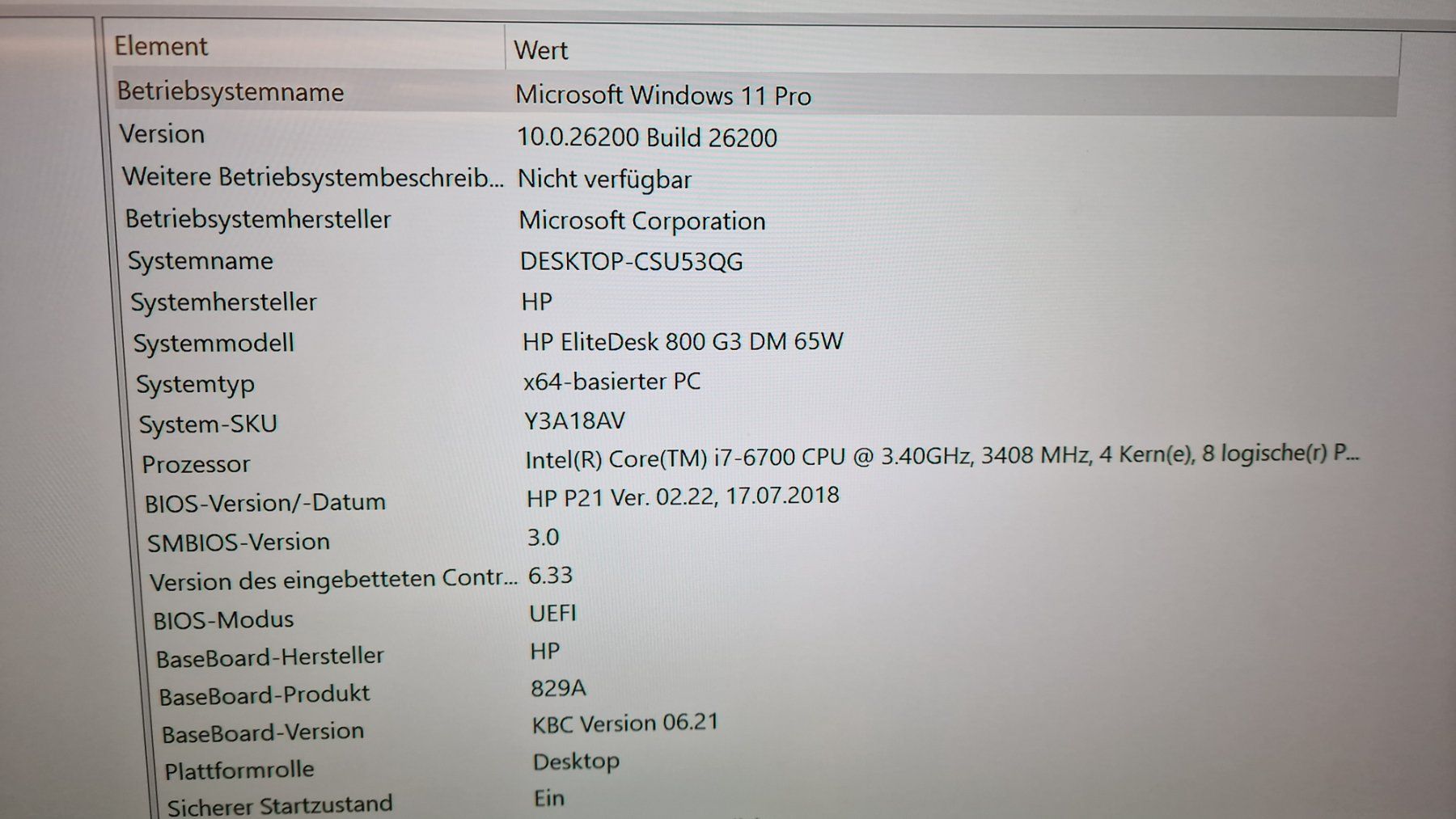 Hewlett Packard PC: HP MiniDesktop G3 komplett – Usato da Bern venduto da Skiper 3