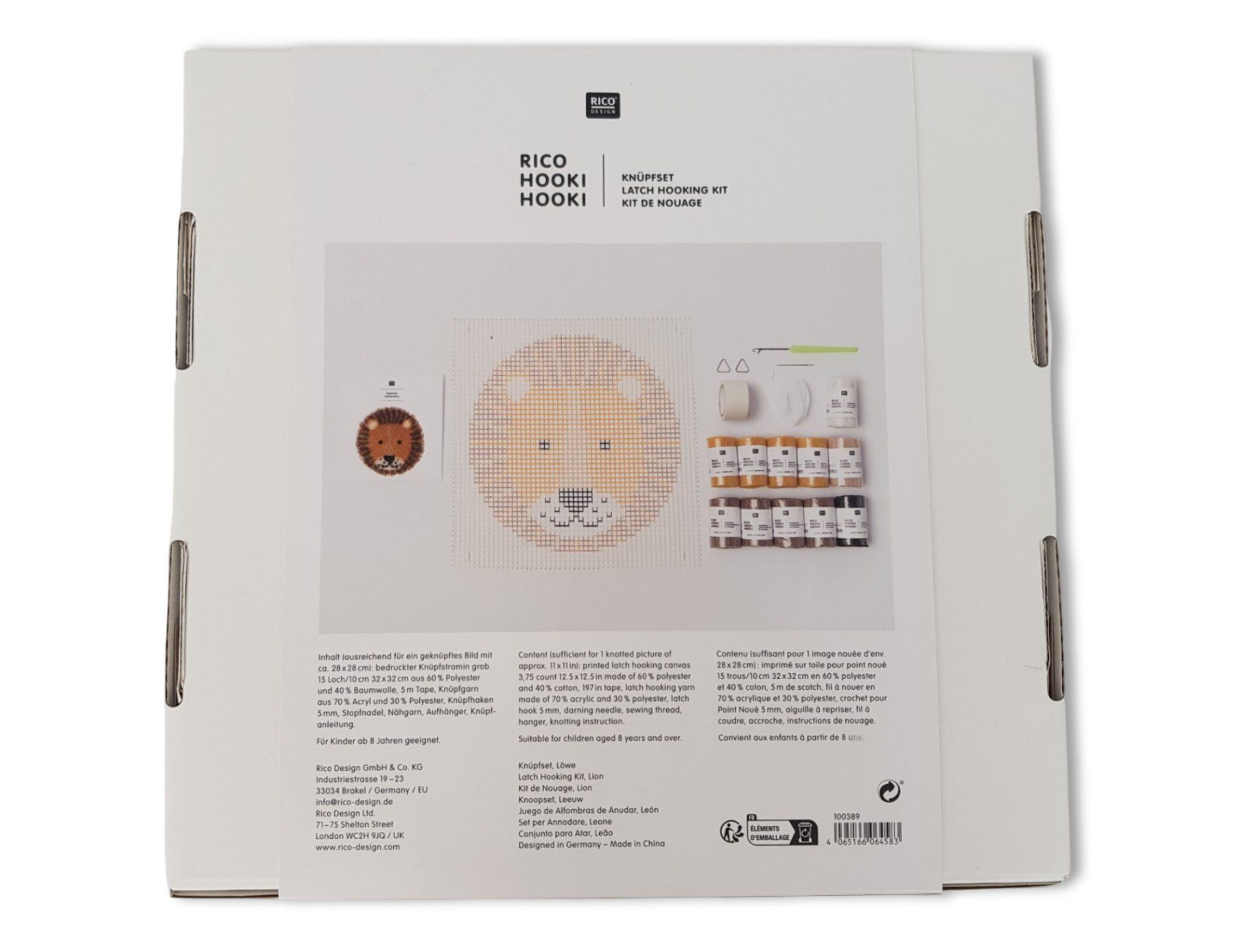 Kit bricolage: RICO Knüpfset Löwe – Nuovo (secondo la descrizione) da Suhr venduto da Restwert_Suhr 4