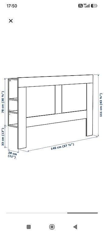 Scaffali: Ikea Brimnes Kopfteil mit Ablage – Usato da Chur venduto da cap_cj27 1