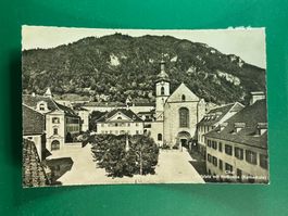 Chur - Hofplatz mit Hofkirche (Kathedrale)