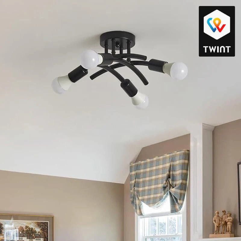 Lampadari & plafoniere: Lampe de plafond design moderne - 4 spots – Nuovo e nell'imballaggio originale da Saignelégier venduto da onekeystore 3
