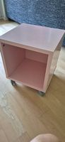 Ikea Kallax Cube mit Rollen rosa