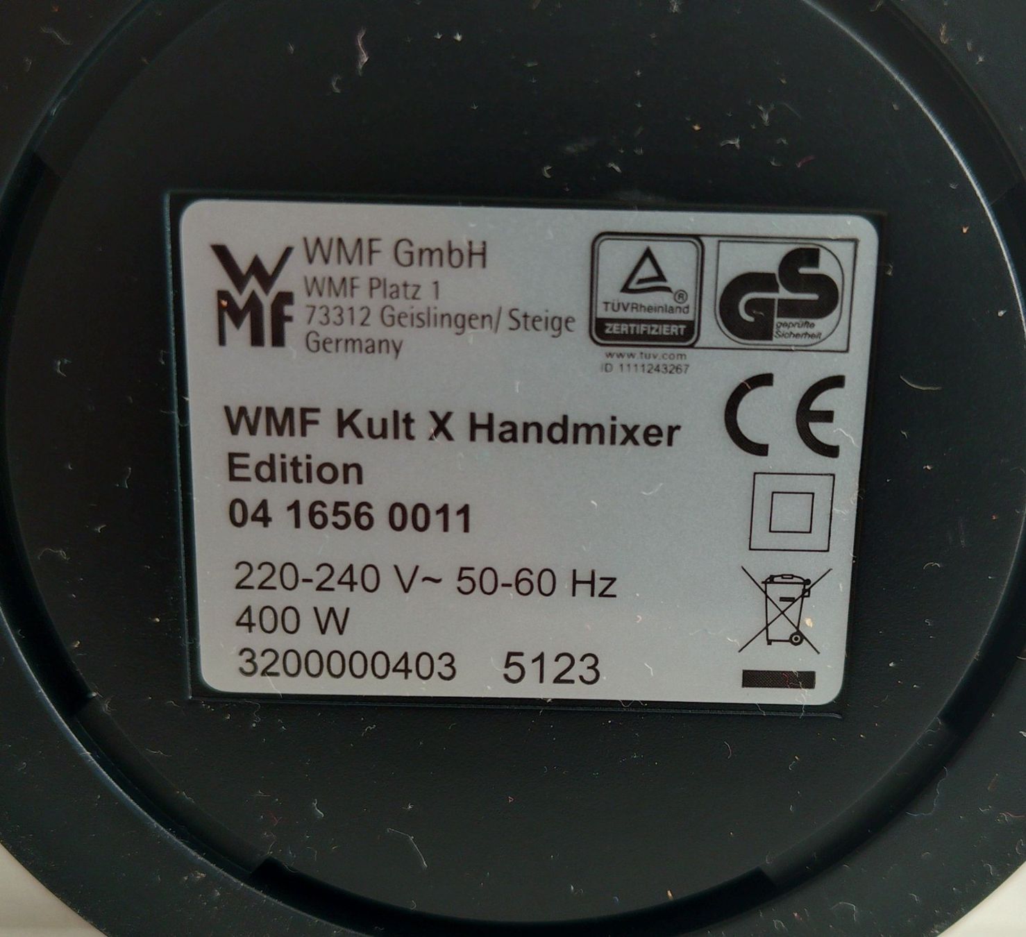 WMF Elettrodomestici da cucina: WMF Kult X Handmixer – Usato da Allschwil venduto da Swisstoybox 2