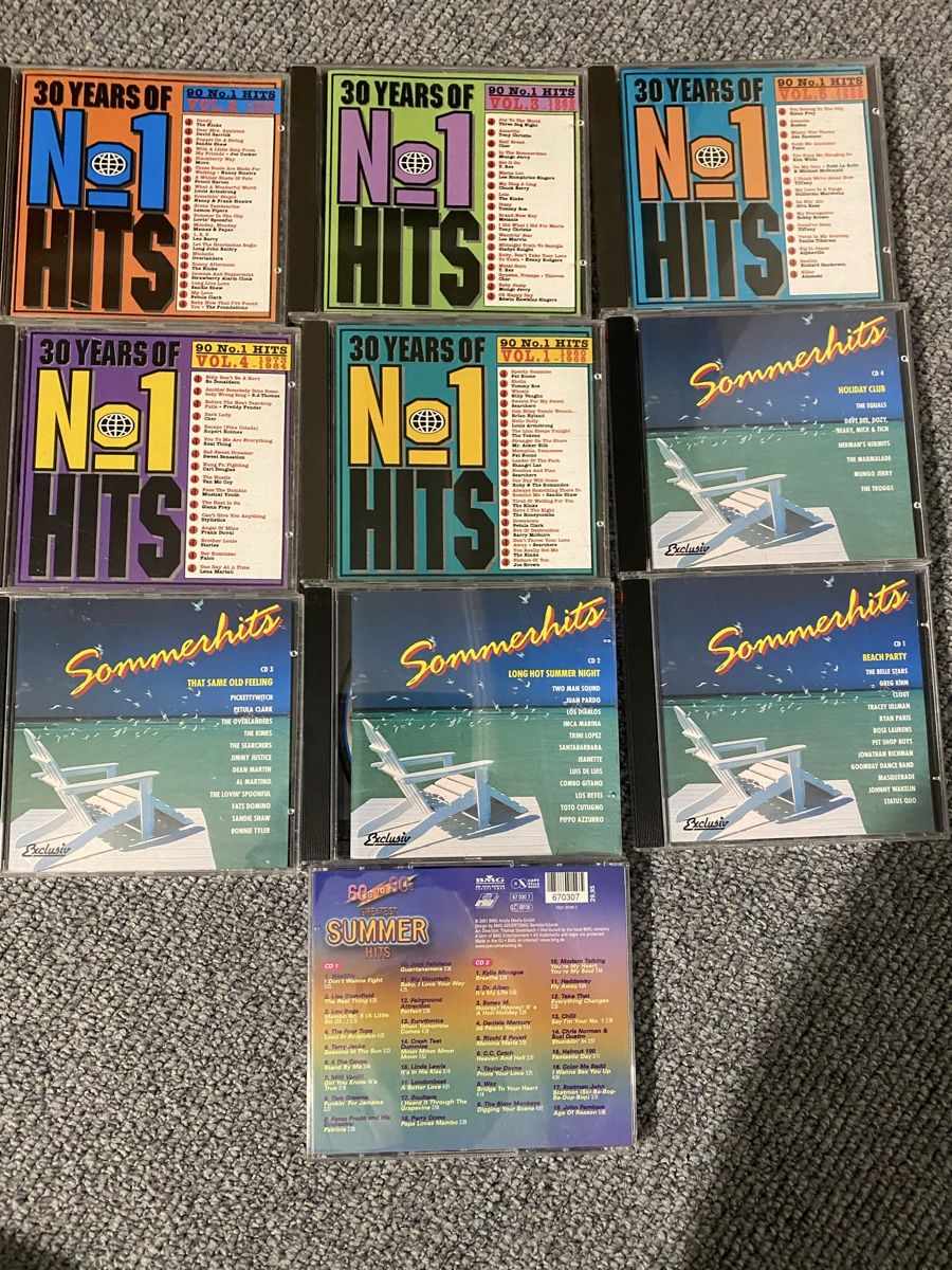 CD: 7 CD Sampler, 30 years no 1 Hits und Sommeehits – Usato da Diessbach b. Büren venduto da cowansville
