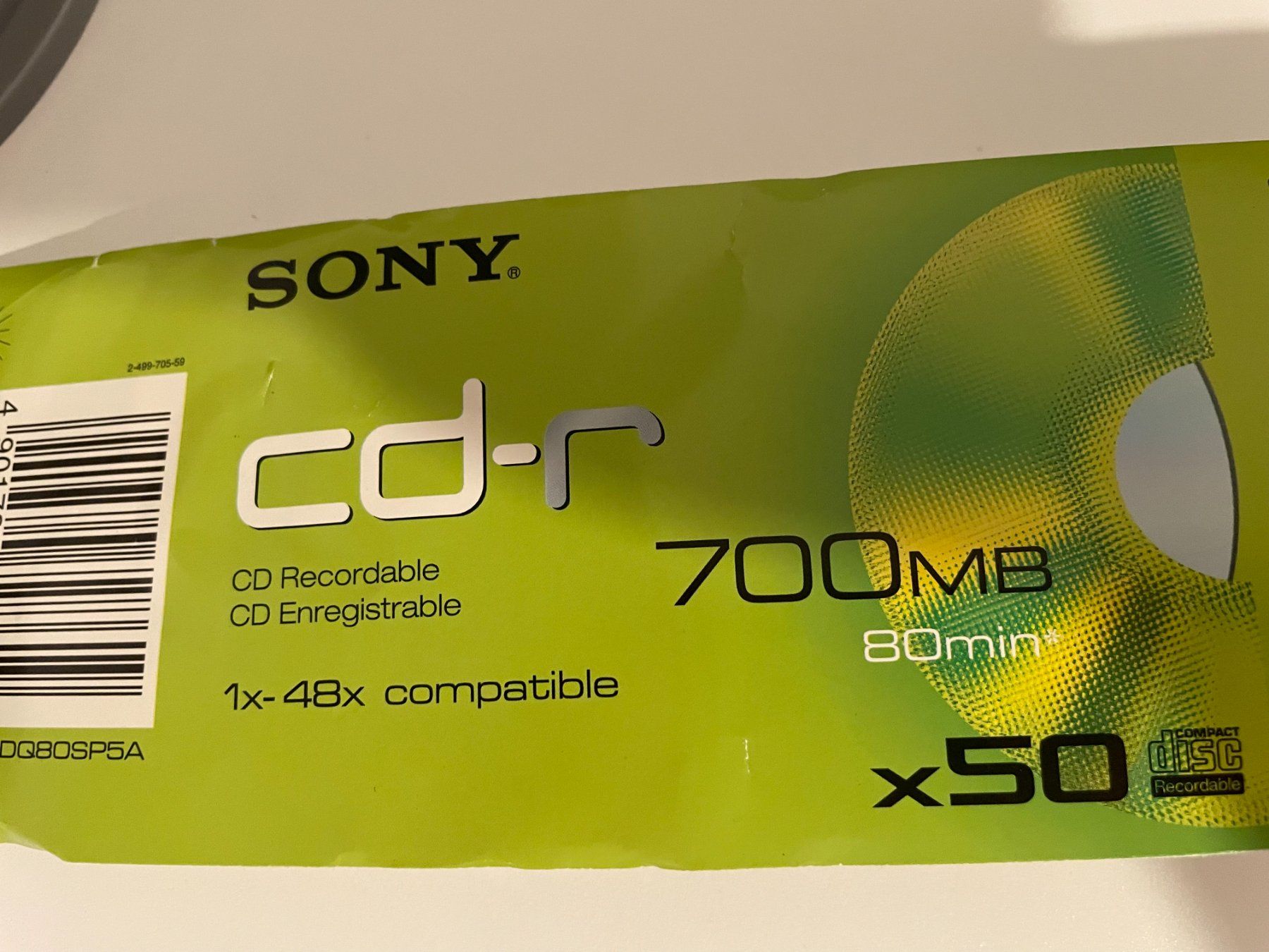 CD & DVD vergini: Lot de 10 CD-R Sony – Nuovo (secondo la descrizione) da Petit Lancy venduto da gil_hr6v 1