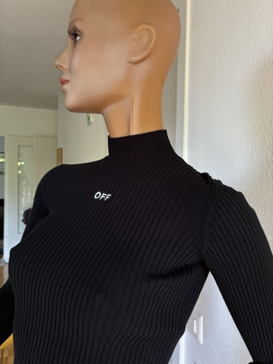 Off-White Pullover & Sweatshirts: Pull noir Off-White authentique, taille S, parfait! – Neu (gemäss Beschreibung) aus Thônex von mih_28sl 1