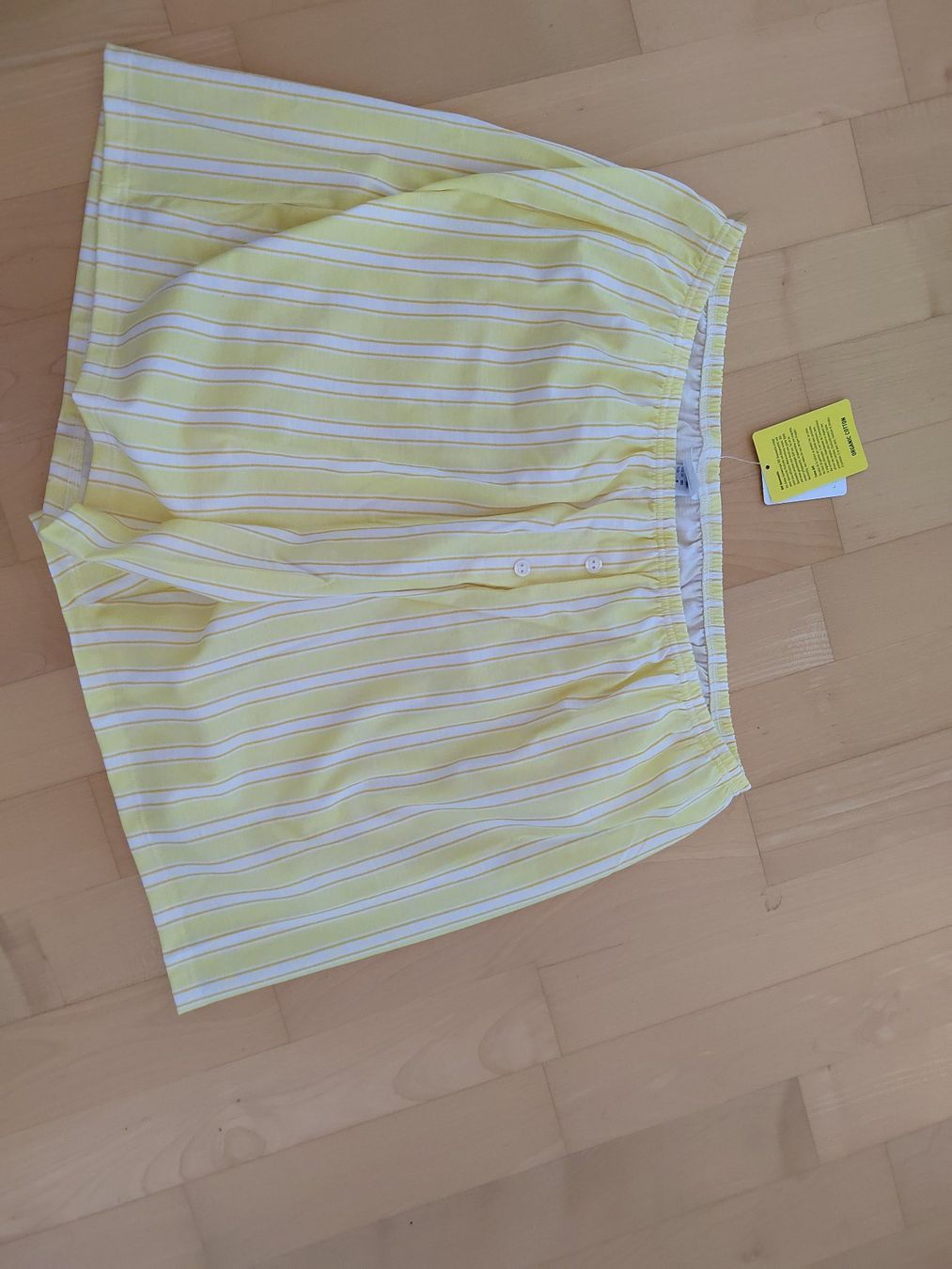 Calida Negligees & Pigiami: Kurze Calida-Pyjamahose gestreift, gelb, grösse M, neu – Nuovo e nell'imballaggio originale da Einsiedeln venduto da pattymary