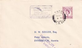 Erstflug AUA London - Innsbruck 1961