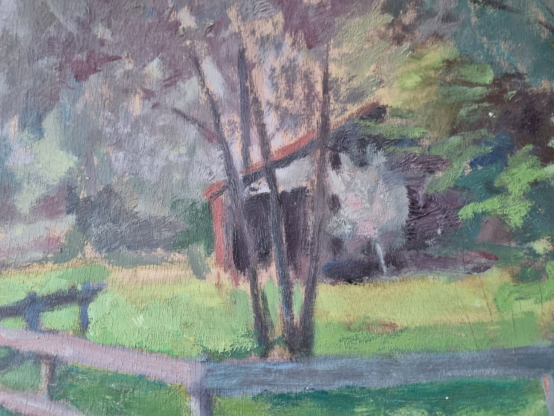 Dipinti: Andrea Friedrich Gemälde, 1939, Original Landschaft Bild – Usato da Trachslau venduto da post35 2