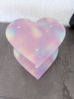 Acryl Herz Ständer Display neu