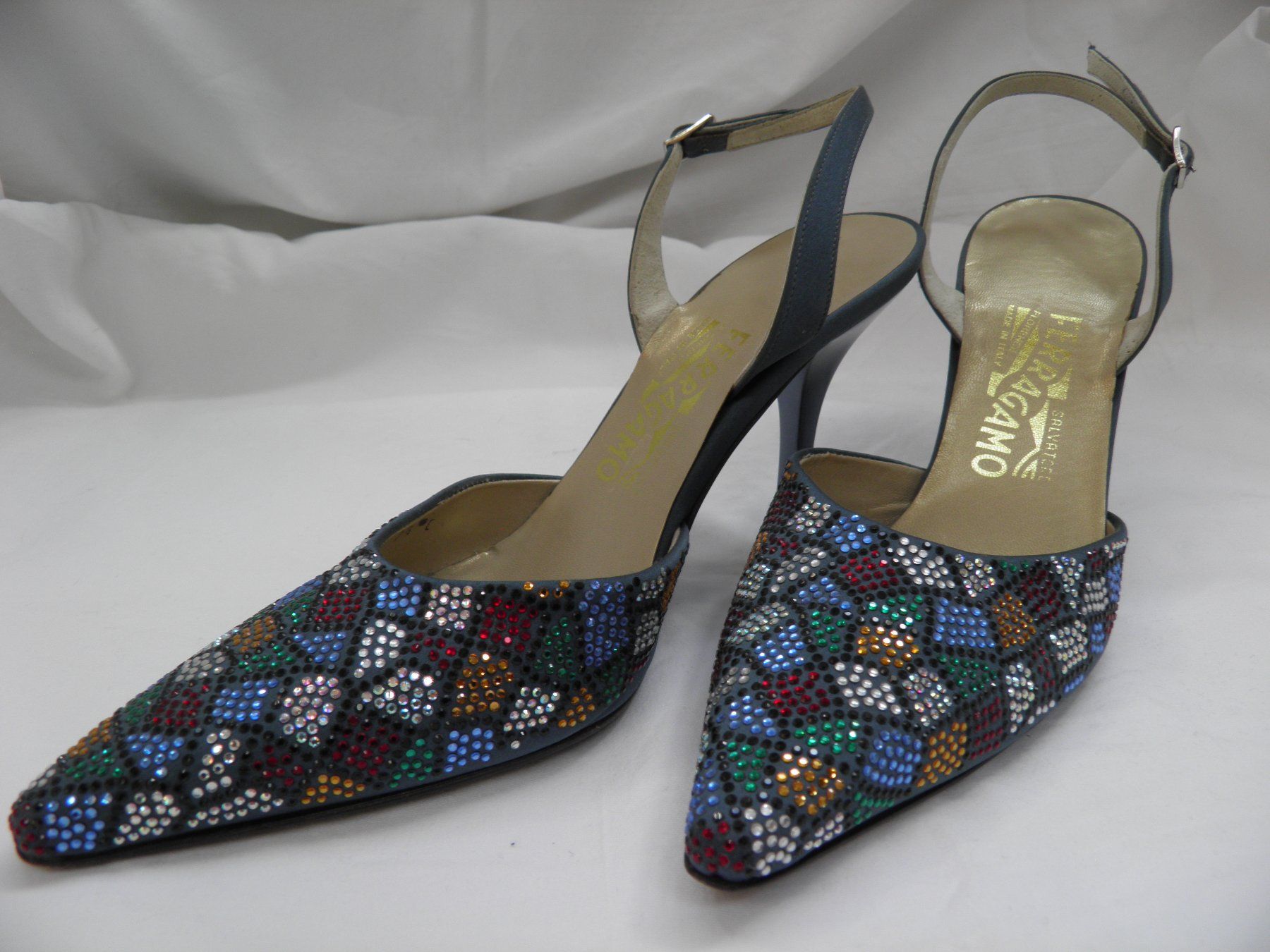 Salvatore Ferragamo Scarpe da donna: Slingback Pumps FERRAGAMO, Gr. 37.5 – Usato da Rüti ZH venduto da corvus-corvus