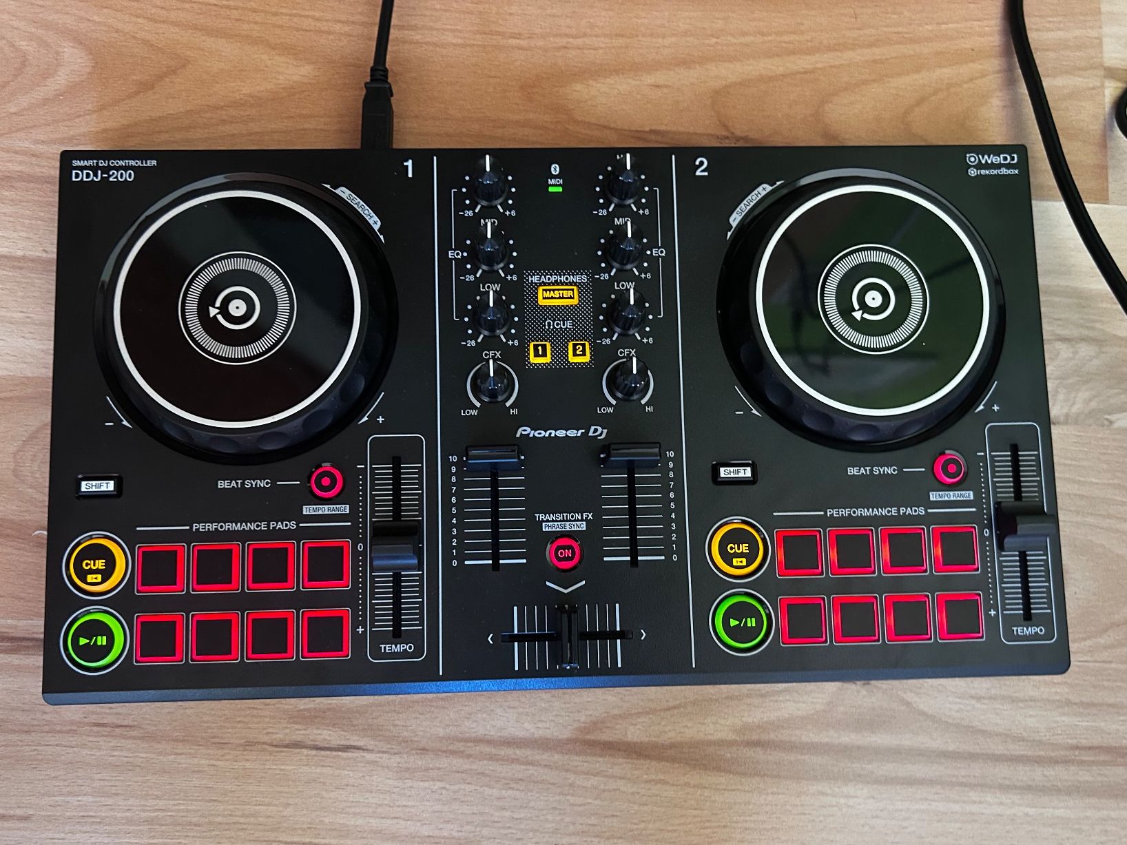 Pioneer Lettore multimediale & Streamer: DJ Pult Pioneer smart DJ Controller DDJ-200 – Nuovo (secondo la descrizione) da Hausen AG venduto da dege02 1