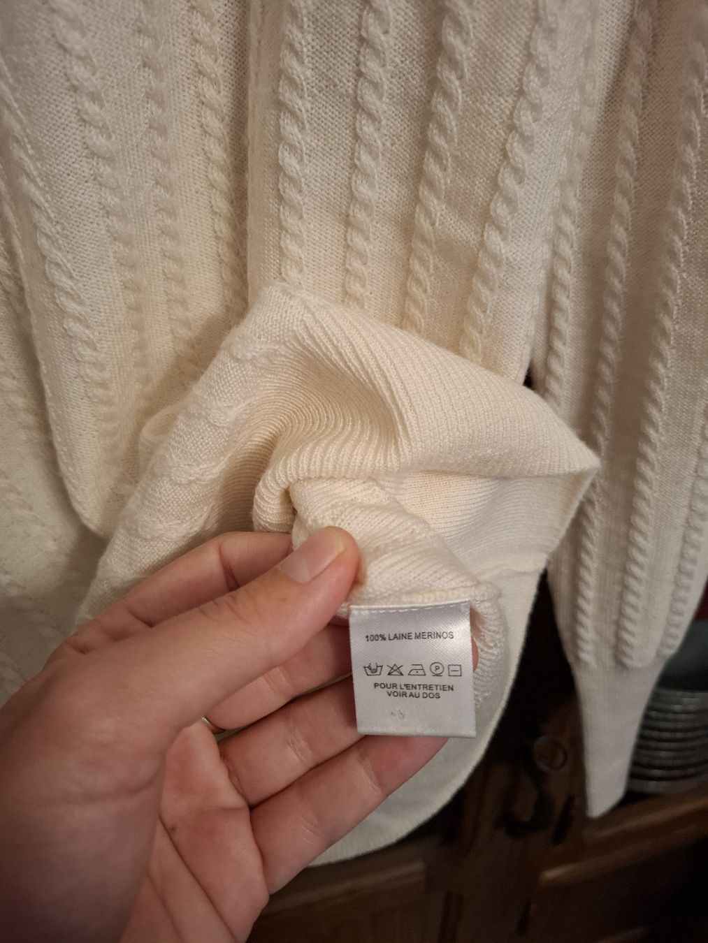 Pullover & Sweatshirts: Pull en laine mérinos – Neu (gemäss Beschreibung) aus La Tour-de-Peilz von Marin_nette 5