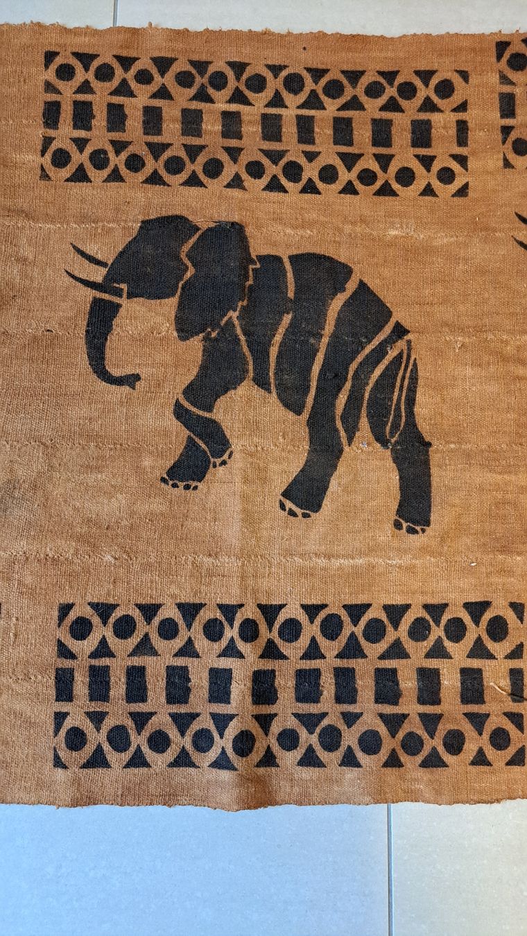Tessuti: altes Handgefertigtes Batik Stoff Panel – Usato da Riehen venduto da Appia48 2