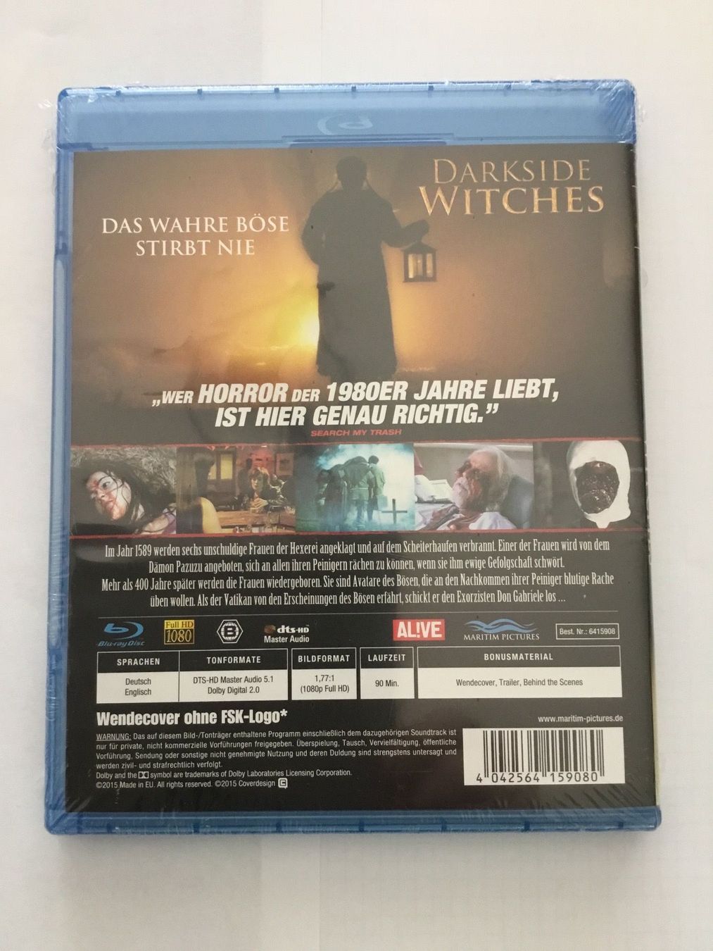 Tutti i DVDs: Darkside Witches Blu Ray Neu Original verpackt – Nuovo e nell'imballaggio originale da Blauen venduto da sternchen66 1