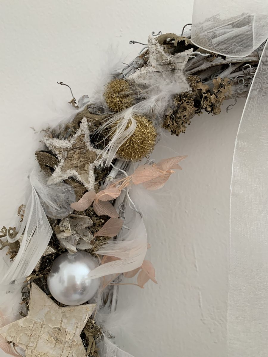 Toutes les décorations: Zauberhafter Türkranz, Winterkranz, Weihnachtskranz – Neuf avec emballage d'origine à Diepoldsau par Luxusdeko 6