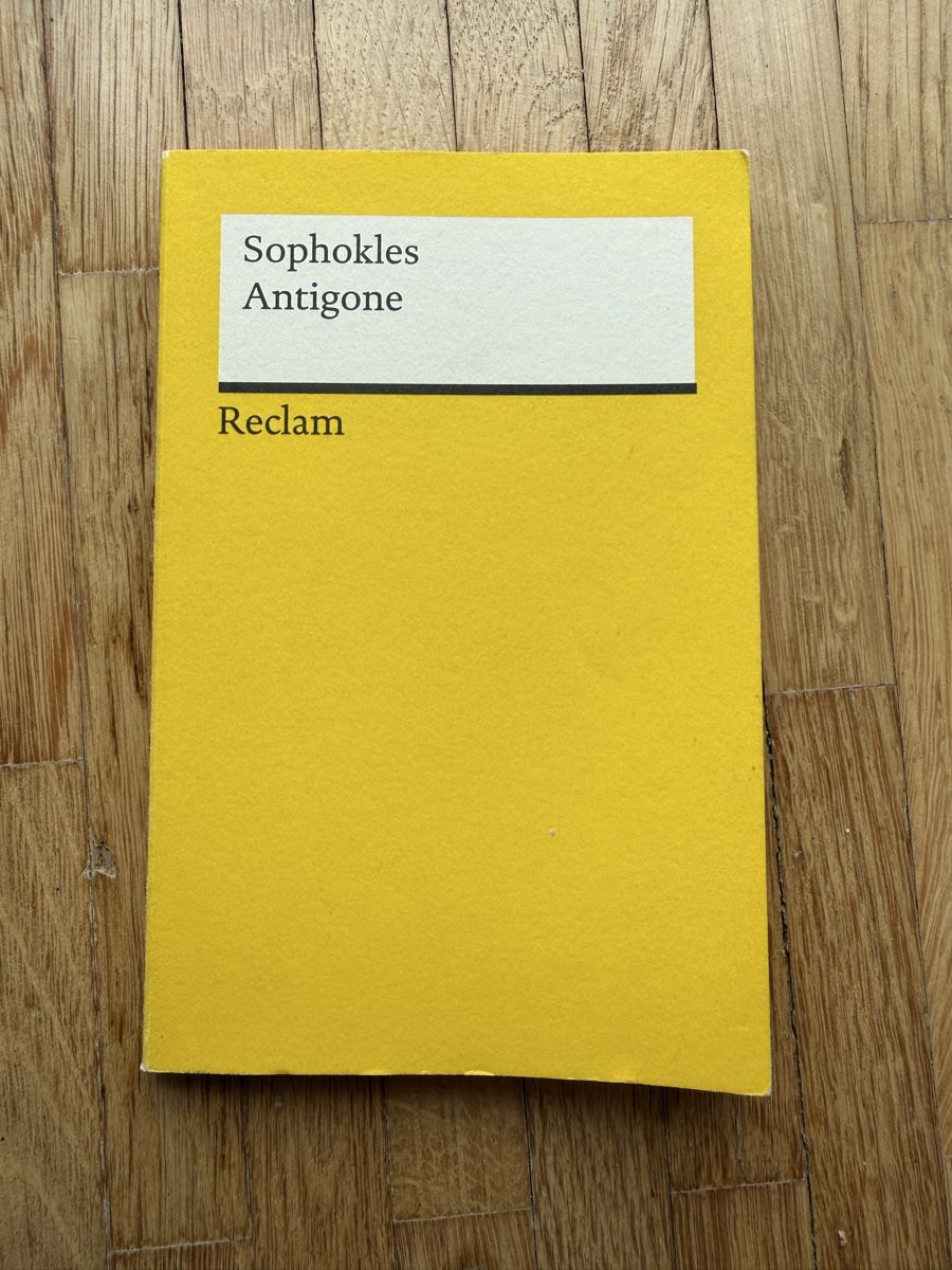 Libri: Antigone Sophokles neu – Nuovo (secondo la descrizione) da Zürich venduto da Mat1908