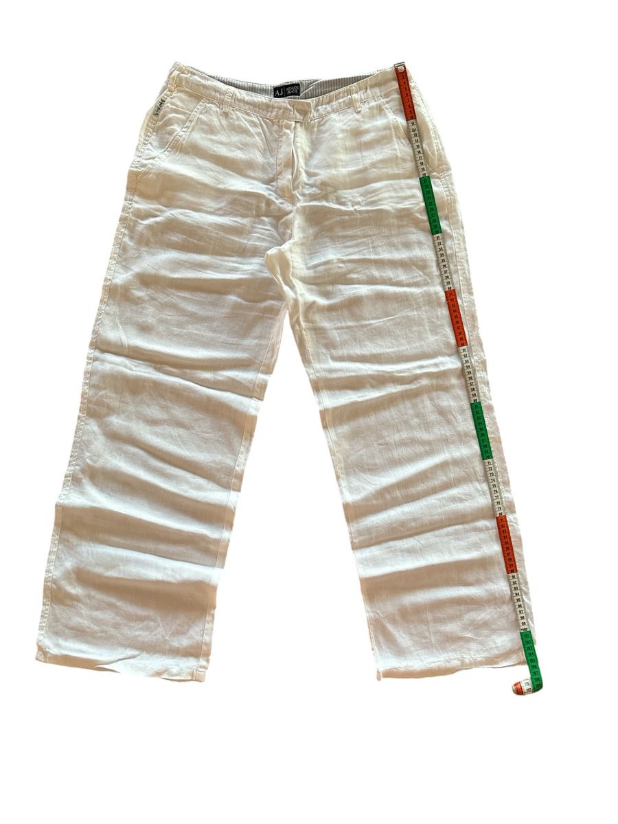 Armani Hosen: Pantalon en lin Armani Jeans – Gebraucht aus Dotzigen von SecondHandGems 2