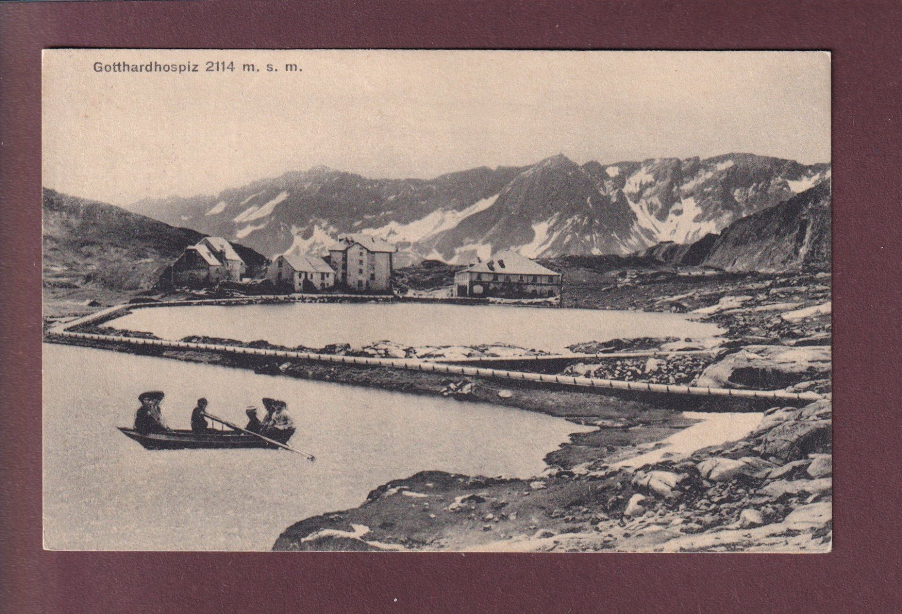 Cartoline postali: GOTTHARD HOSPIZ - 1911 – Usato da Pully venduto da nicecards