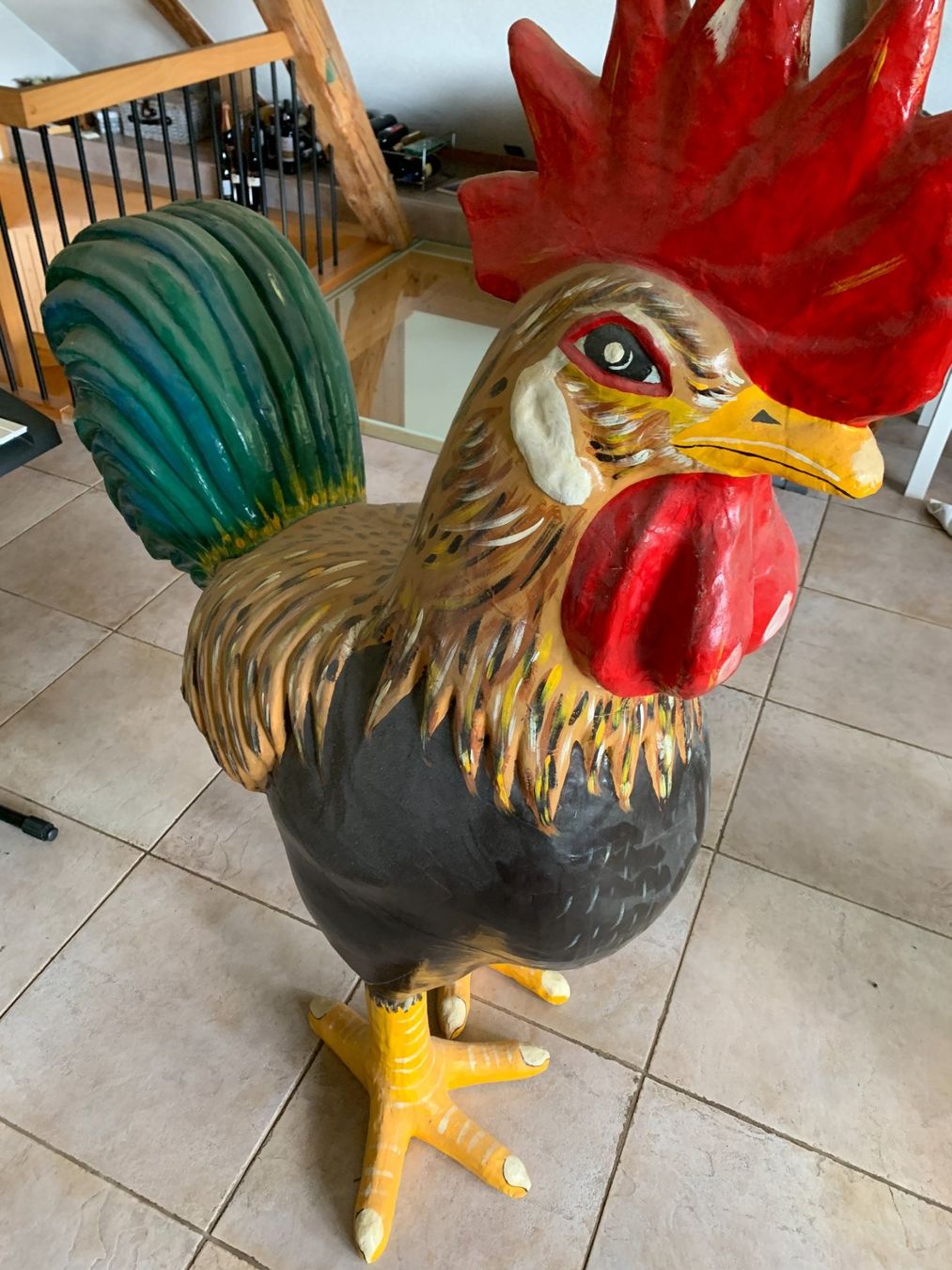 Sculture & Statue: Hahn, Güggel, Huhn, Ostern – Usato da Oeschenbach venduto da trabi60 2