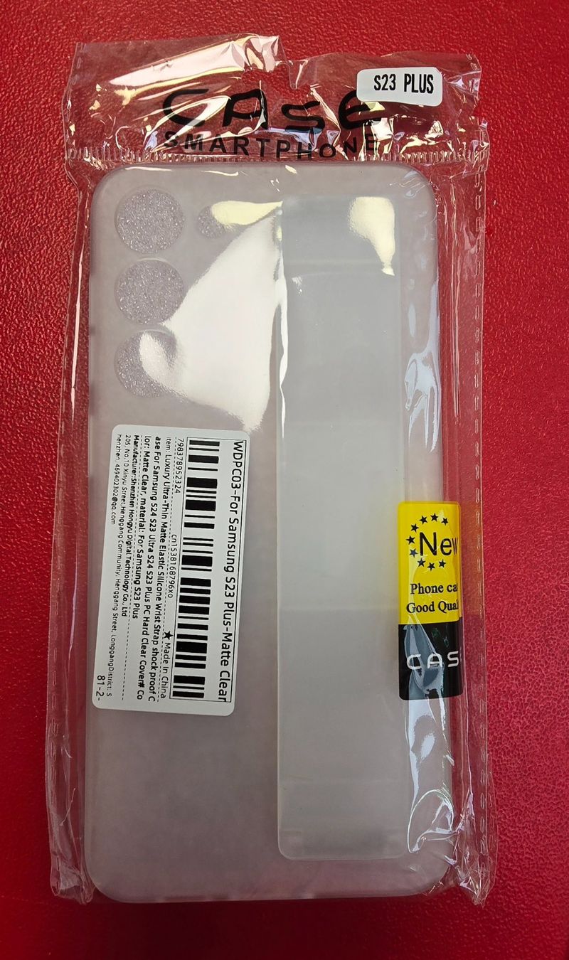 Samsung Cover & Protezioni schermo: Galaxy S23 Plus Handycover transparent mit Griff – Nuovo e nell'imballaggio originale da Meggen venduto da everydaysale 1